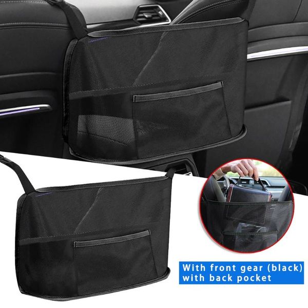 

car organizer 40*24cm net pocket advinced bag black holder polyester seat side storage