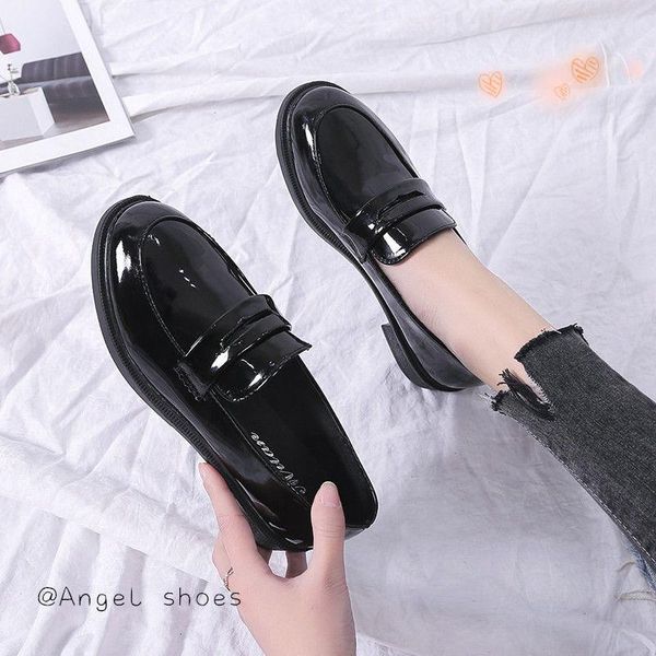 

dress shoes women heels women's leather chaussure femme zapatos mujer, Black