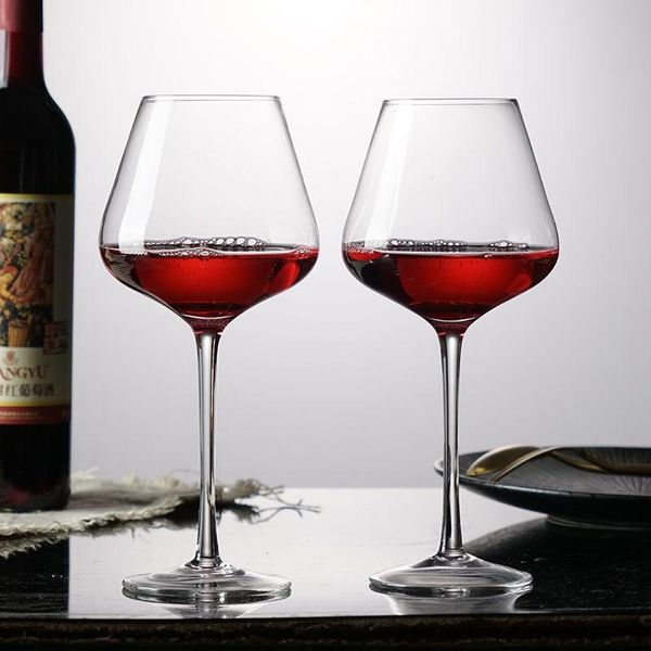 

wine glasses 2pcs goblet glass kitchen utensils water grap champagne bordeaux wedding party birthday gift lead-free
