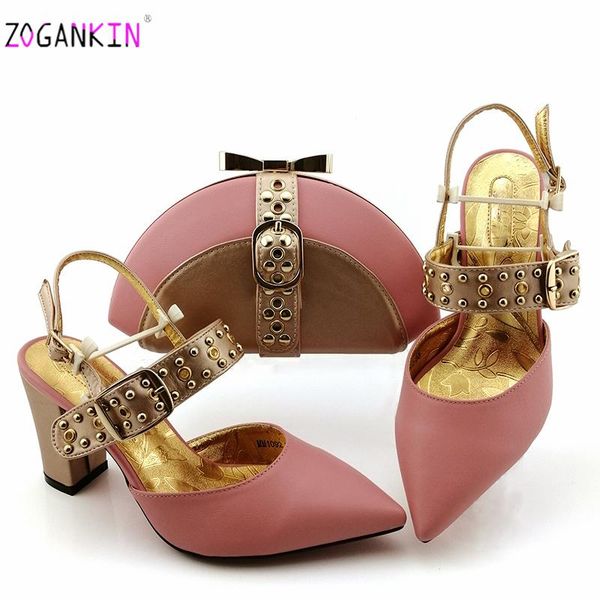 

dress shoes nigerian 2021 special design ladies matching shoe and bag material with pu african bags set for party women, Black