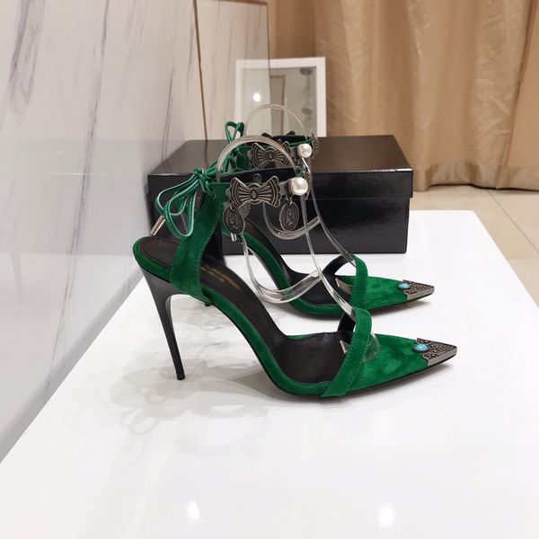 

2021 good quality fashion women luxurys designers shoes designer sandals womens luxury high heels sandal dress shoess with box size 35-41 -h, Black