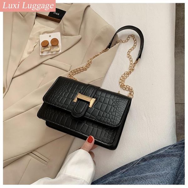 

evening bags chain crossbody for women fashion small shoulder bag pu leather luxury ladies handbags designer