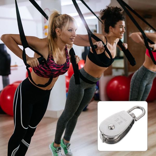 

accessories 2pcs professional bearing pulley wheel stainless steel fitness parts