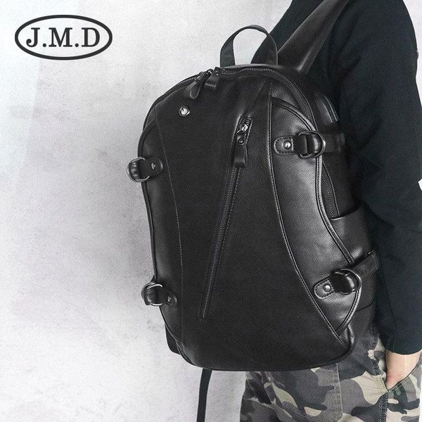 

backpack j.m.d genuine leather usb nappa computer bag fashion outdoor large