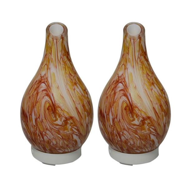 

humidifier, aroma humidifier, ceramic pattern glass smart office baby silent spray night light