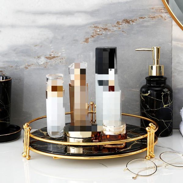 

dishes & plates nordic marble tray bathroom supplies cosmetic storage box living room coffee table tea home decoration