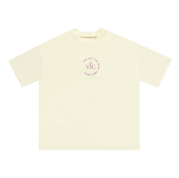

2021 new 21ss hip-hop kanye west vous present sunday service t shirts men women oversize season 8 short sleeves tees 4qpj, White;black