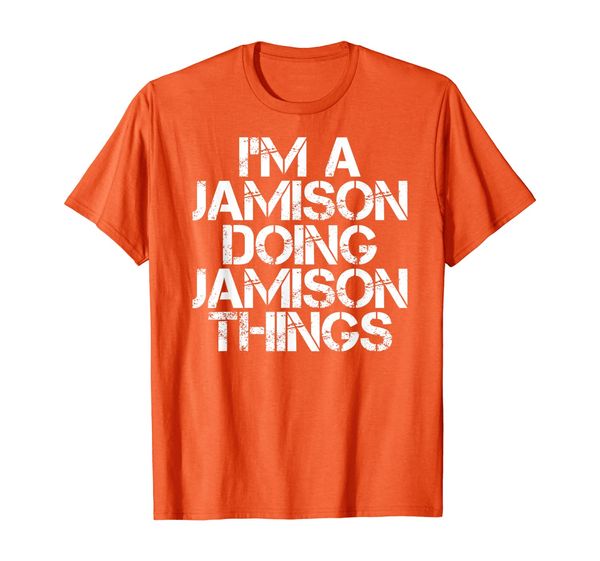 

jamison funny surname family tree birthday reunion gift idea t-shirt, White;black