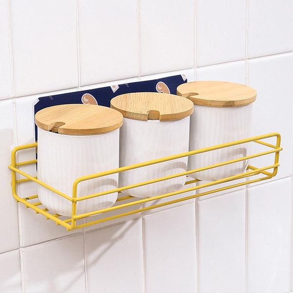

hooks & rails bathroom shelf holder wall mount kitchen hanging basket storage household rack organizer