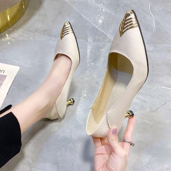 

dress shoes nude color high heels fashion 7 cmthin pumps patent leather red sole single wedding banquet woman, Black