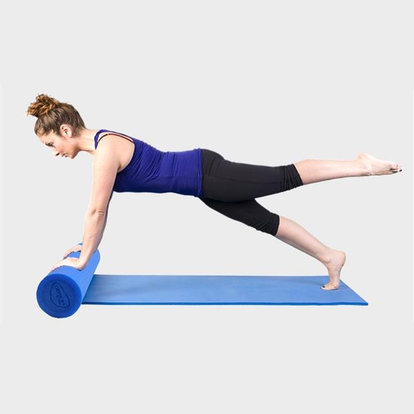 

2021 new arrival 45cm column roll fitness yoga massage to relax muscle pilates solid spike bubble shaft fascia rod roller