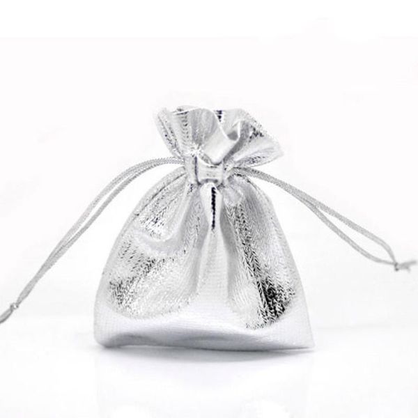 

jewelry pouches, bags 50pcs adjustable packing fabric bag silver gold colors drawable gift packaging wedding party pouches, Pink;blue