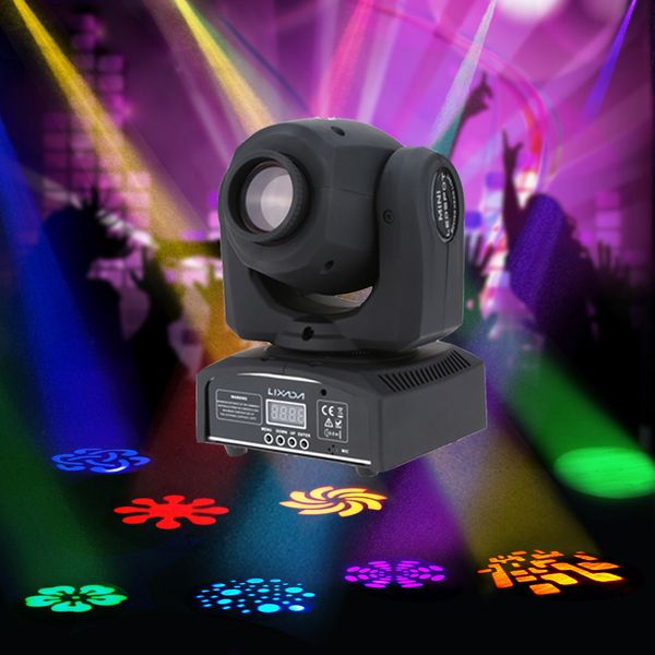 

2021 new show 9/11 channels dmx512 25w disc party mini moving head 8 led stage light colors with automatic forms 2a7c