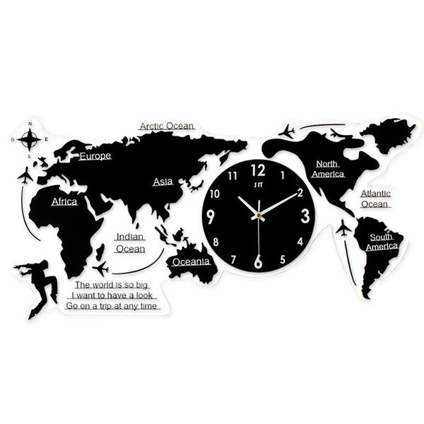 

wall clocks large clock modern design home decor nordic acrylic watches creative living room decoration gift