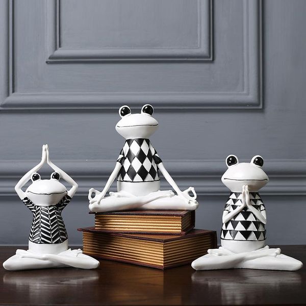 

decorative objects & figurines home decor modern -the frog prince doing yoga