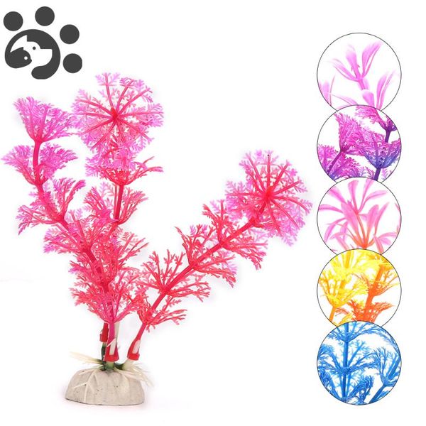 

decorations fish tank aquarium decoration plastic artificial simulation water plants 12cm for home decor 0149