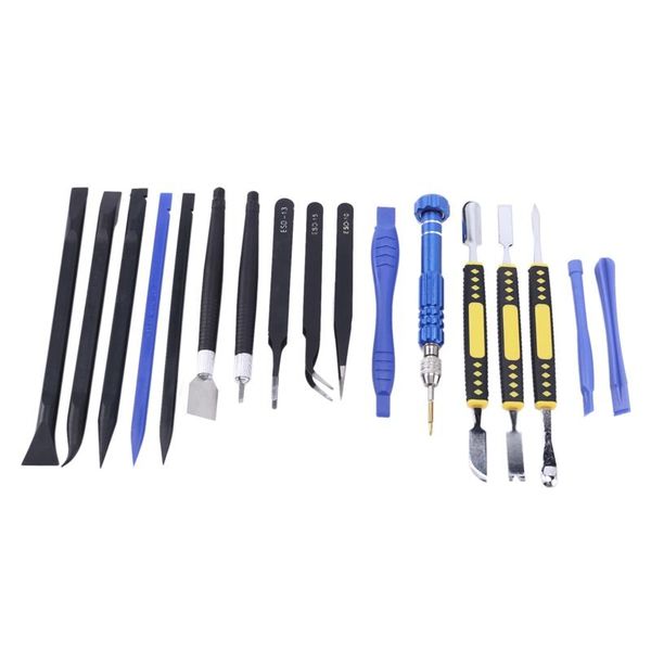 

professional hand tool sets 17 in 1 pry opening cell phone repair kits with 5 screwdriver for tablet laptop
