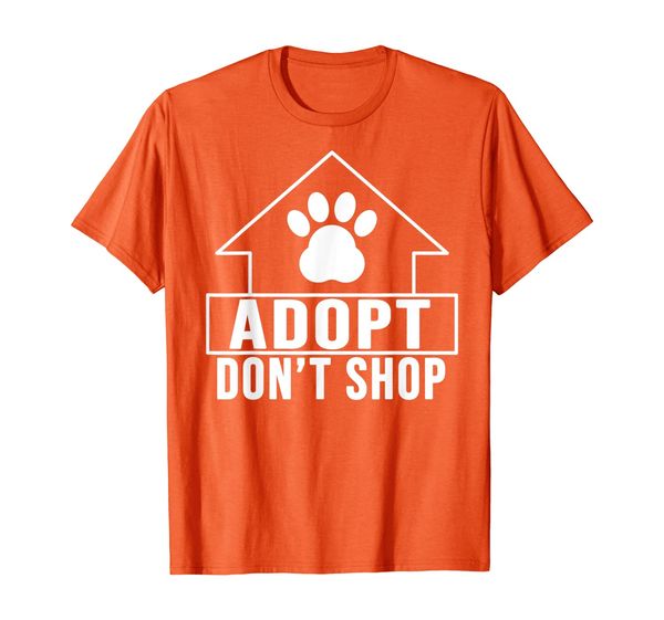 

adopt dont shop animal rescue t shirts for animal lover gift t-shirt, White;black