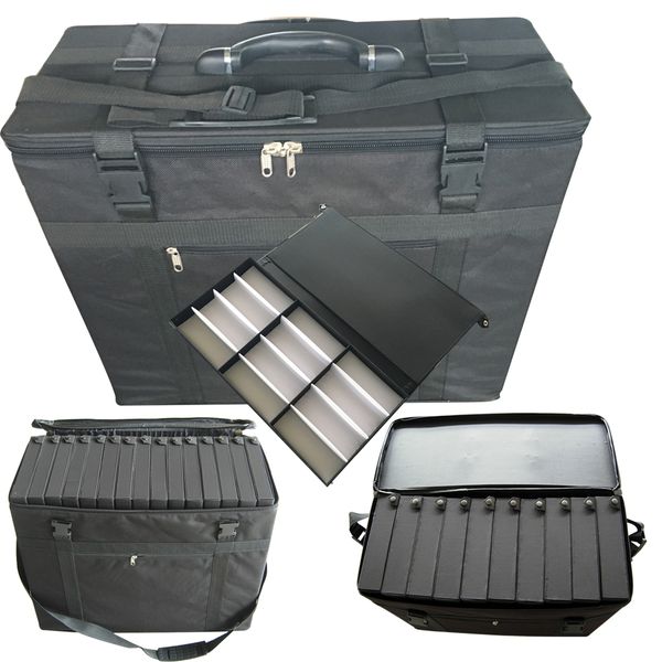 

lightweight suitcase eyeglass storage case display tray eyewear sample carrying bag travel case with telescopic puller wheel