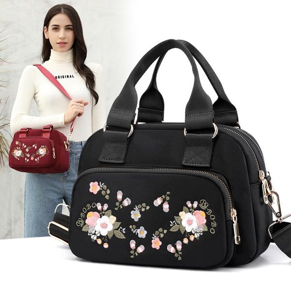 

cross body waterproof women nylon single shoulder bag designer handbags ladies tote bags female large capacity crossbody