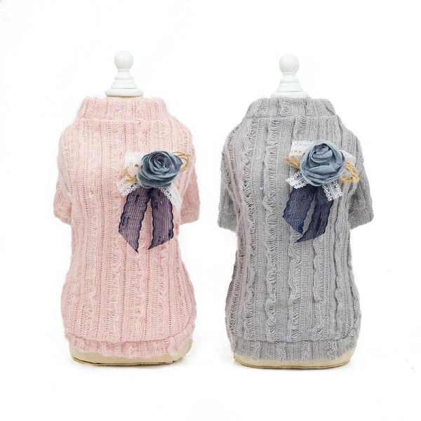 

dog apparel soft warm small winter sweater pet coat clothes puppy cat clothing drop