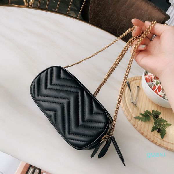 

handbag women backpack luxurys bags wallet classic wave pattern chain camera crossbody bag three zipp