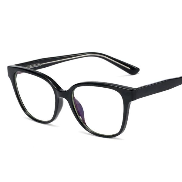 

sunglasses 80094 tr90 anti-blue light cp core glasses frame spring leg optical fashion computer eyeglasses for menwomen, White;black