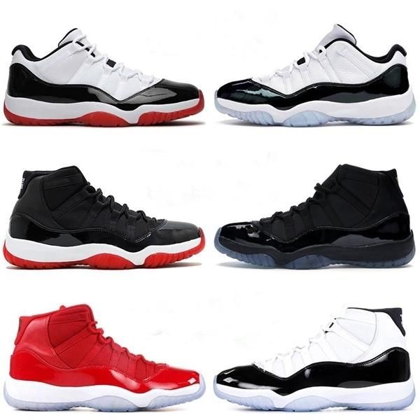 

basketball shoes 11s bred concord gamma blue space jam gym red infrared varsity red designer new 2020 sneakers 11 shoes for men women