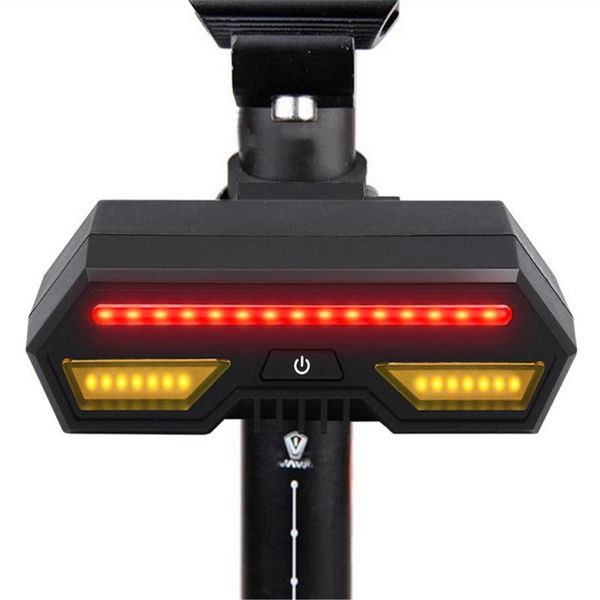 

bike lights wireless remote control bicycle 2200mah usb charging turn signal mtb cycling equipment outdoor brake warning light