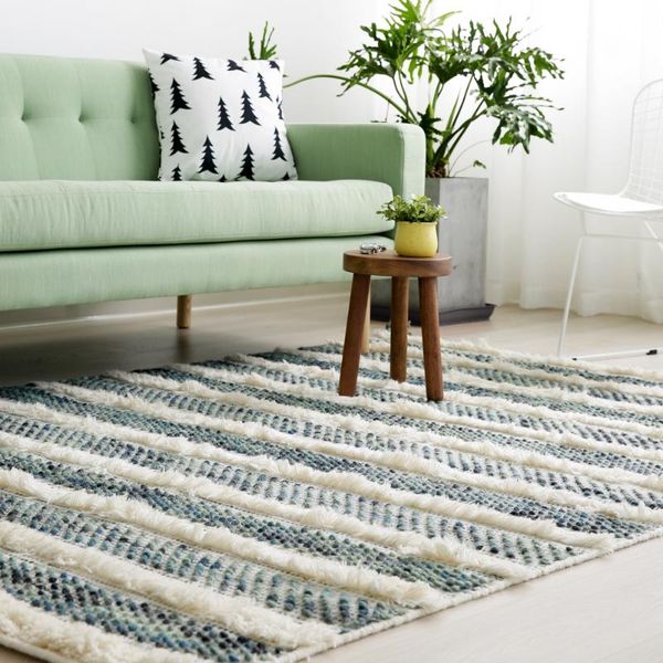 

carpets nordic pastoral style fresh three-dimensional long wool pattern living room carpet bedroom bedside blanket