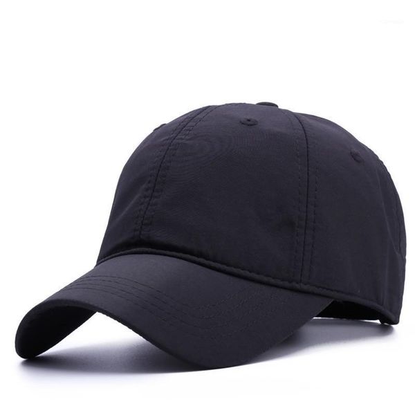 Cappellini da baseball Testa grande Uomo Cappelli da baseball di grandi dimensioni Estate all'aperto Cappello da sole sottile e asciutto Cappello da sole in cotone Plus Berretto sportivo 56-60 cm 60-64 cm3198