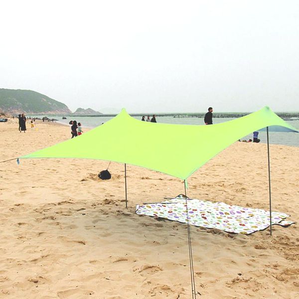 

shade family beach tent upf 50+ sun protection waterproof sunshade awning light anti-ultraviolet outdoor camping umbrella