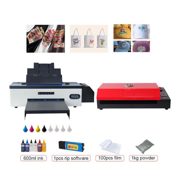 

printers a3 dtf printer t shirt print dx5 directly heat press machine for jeans hoodies printing