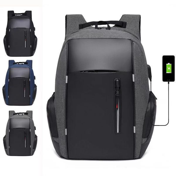 

backpack 2021 usb charging lapmen 15.6 inch computer notebook backpacks rucksacks women casual oxford male business bag