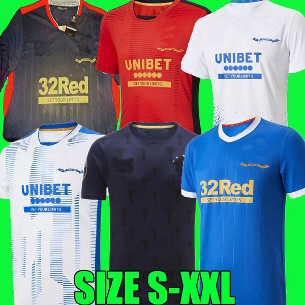 

rangers 21 22 soccer jerseys 150th anniversary home away glasgow training defoe hagi barker morelos tavernier 2021 2022 camiseta de fÃºtbol f, Black;yellow