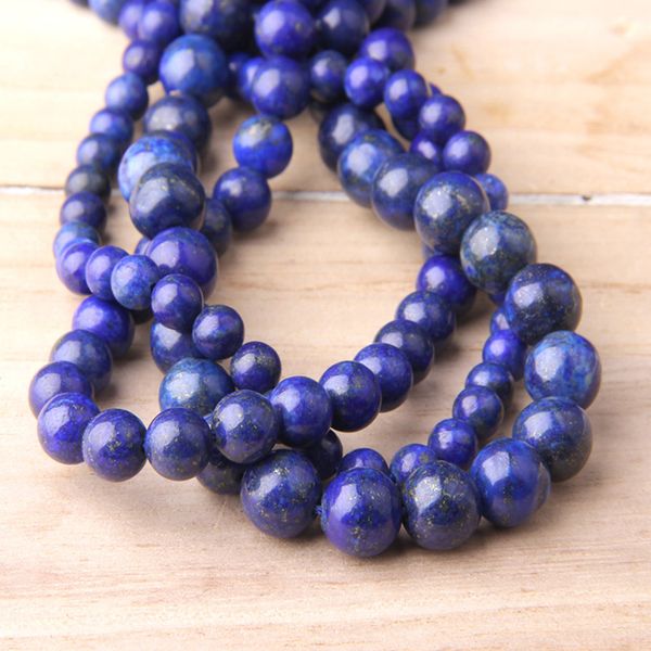

natural lapis lazuli beaded 4 mm 6 mm 8 mm 10 12 ball 15.5 polished gem stone beads for diy making jewelry bracelets