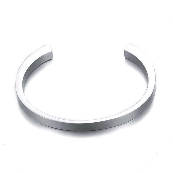 

ijb5015 blank engravable stainless steel funeral urn memorial bracelet cremation bangle waterproof jewelry ashes keepsake q0717, Black