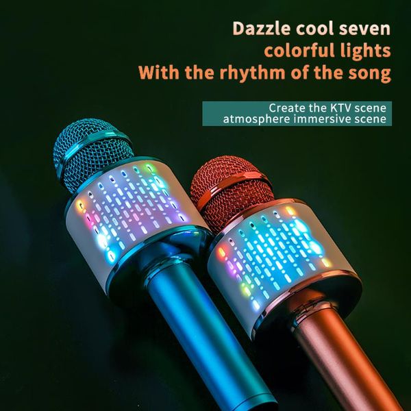 

phone microphone wireless microphone multifunctional portable mobile phone bluetooth connection family ktv