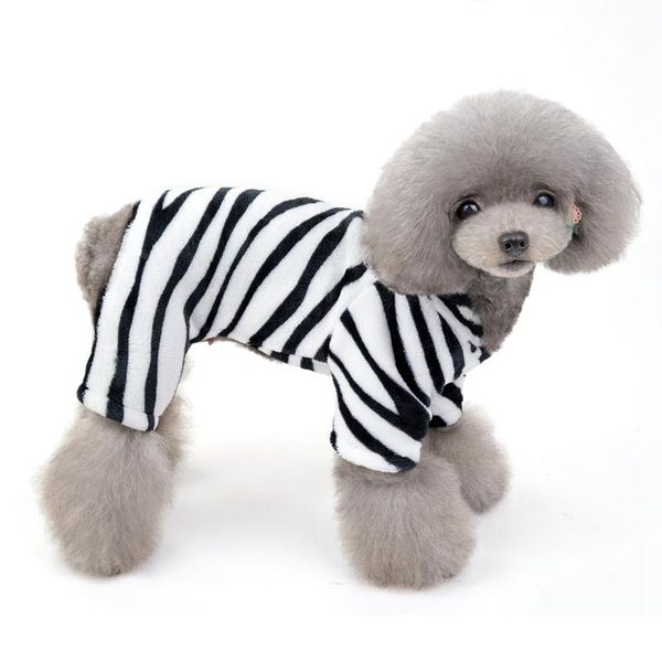 

dog apparel 100% cotton winter pet clothes for dogs velvet jumpsuit puppy clothing coat hooded costume