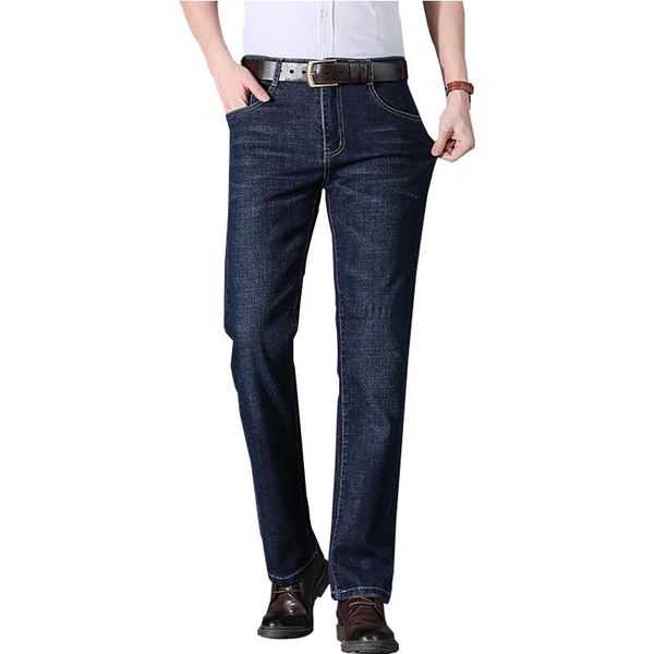 

men's jeans spring and autumn straight pants large 29-42 casual, Blue