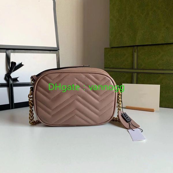 

designer marmont collection mini cross body bag 448065 black white red nude pink 4 colors on point details genuine leather shoulder bags fas