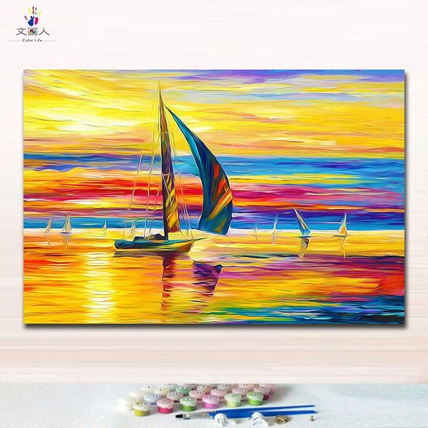 

5d diy paintings coloring pictures by numbers on canvas kandinsky abstract colorful artwork color block handmade