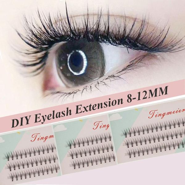 

false eyelashes lasting natural ultra-thin fluffy mink grafting bunches lashes extension individual
