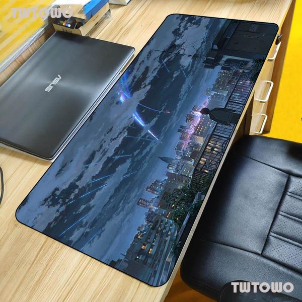 

mouse pads & wrist rests modern your name mousepad advanced unique style game accessories notebook keyboard lock edge big rubber washable ma