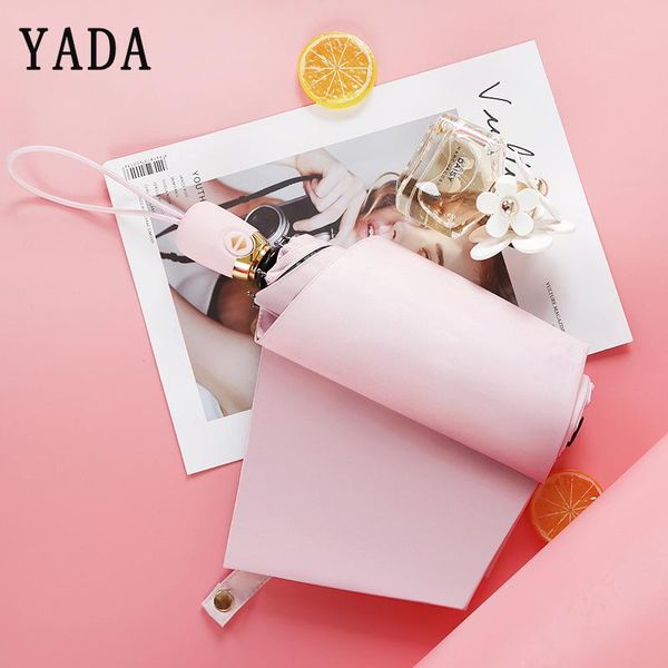 

umbrellas yada ultralight aluminum alloy folding automatic umbrella for women uv rainproof protection parasol rain sun auto yd086