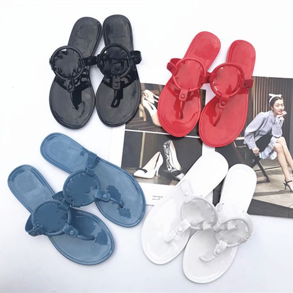

wholesale ladies summer flat shoes ladies slippers slippers round toe ladies new stylus beach sandals, Black