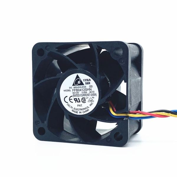 

fans & coolings delta ffb0412shn 4028 40mm 40x40x28mm server fan big power cooling 12v 0.45a with 4pin