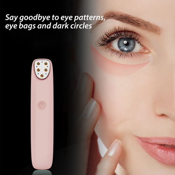 

rf eye massager rf radio frequency facial skin anti wrinkle dark circle remove electric massager heating vibration massage pen perfections