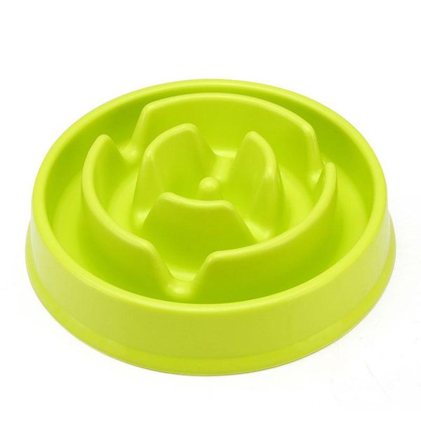 

anti choke eating pet dog cat bowl slow down feeder anti-gulping dish for puppy