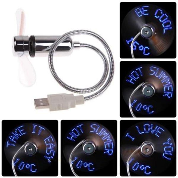 

mini usb cooling fan led summer cooling fan with temperature letters display creative gift lapcomputer power bank usb